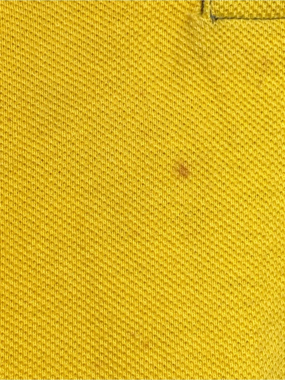 Ralph Lauren Yellow and Navy Colorblock Polo Shirt